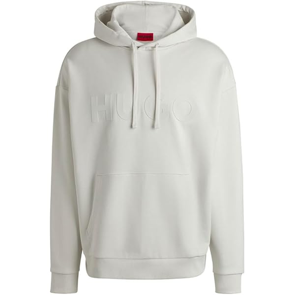 BOSS Bold Logo French Terry Hooded Sweatshirt at Amazon